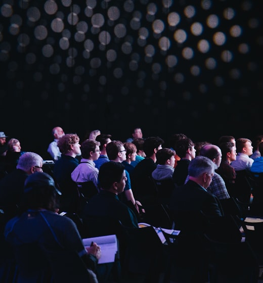 Business summit conference audience