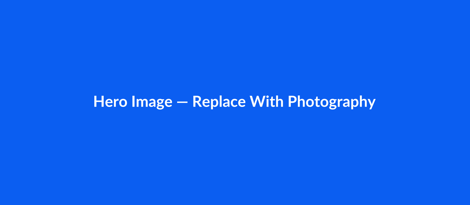 Placeholder hero image for B2Binside homepage